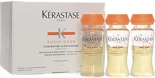 Kerastase Nutritive Fusio-Dose Concentre Oleo-Fusion Treatment 3 Vials (No Box, Half Full Vials)