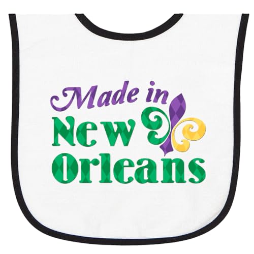 inktastic Made in New Orleans Baby Terry Cloth Bib