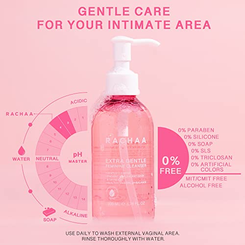 Rachaa Feminine Wash For Women, Lightening And Moisturizing, Ph Balance Intimate Wash With Tea Tree Oil And Lactic Acid thumb #1