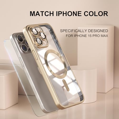 Image of Misea Magnetic for iPhone 15 Pro Max Case Compatible with MagSafe