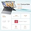 EYY 2 in 1 Laptop Computer, 15.6" 16GB DDR4 512GB SSD Touchscreen Notebook, AMD Ryzen R3 3200U(Up to 3.5 GHz), Radeon Vega 3, 1920x1080 FHD Display, Win 11 Pro, WiFi, BT5.1 RJ45, Blacklit Keyboard