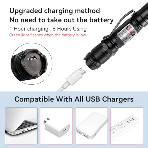 Miprezt GLS004 [Professional] Rechargeable Green Light Flashlight Long Distance Range thumb #2