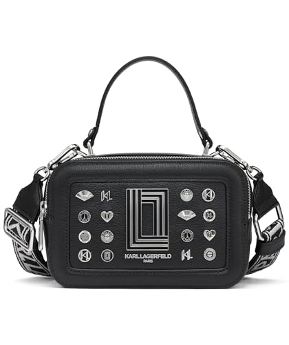 Image of KARL LAGERFELD Women's Simone Studded Camera Crossbody