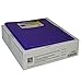C-Line Two-Pocket Heavyweight Poly Portfolio with Prongs, For Letter Size Papers, Includes Business Card Slot, 1 Case of 25 Portfolios, Purple (33969-25)