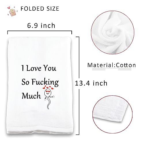 Generic Naughty Quote Gift I Love You So Much Towels Adult Humor Bathroom Towels Sex Graphic Gift Novelty Towel For Her/Him thumb #1