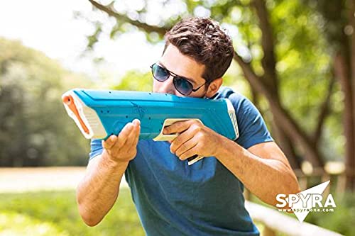 Image of Spyra Two Electronic Water Gun Super Blaster, Battery for 2000 Blasts and Effective Range of 30 ft (TikTok Gun) (Red)