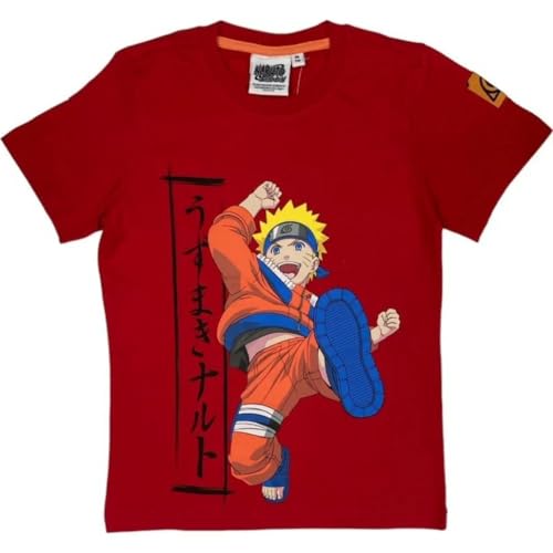 Fantaisie Naruto - T-Shirt à Manches Courtes Naruto Shippuden (FR/ES, Âge, 8 Ans, Taille Normale,...