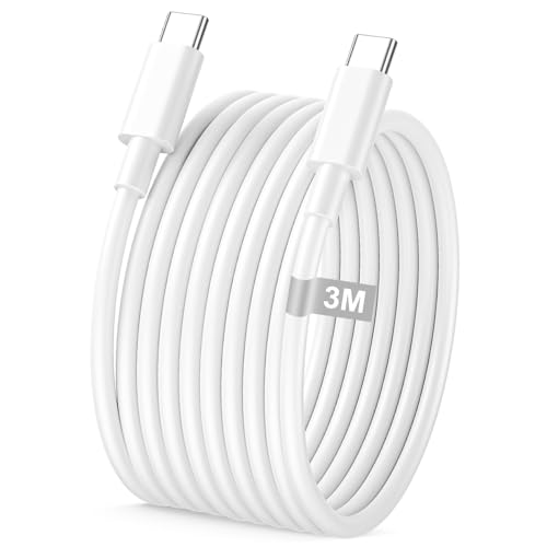 Cavo iPhone 16 Trasferimento Dati: Cavo doppio USB C un vero due-in-uno tecnologico! Cavi USB C Oltre alla ricarica veloce, trasferisci i tuoi progetti lavorativi o le foto delle vacanze a 480 Mbps mantenendo stabilità assoluta. Cavetto iphone particolarmente indicato per creatori digitali che lavorano tra tablet, smartphone e computer senza perdere tempo in attese, cavo USB C ideale per professionisti, studenti e creatori di contenuti