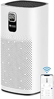 Proscenic A9 Air Purifier, for Home 90m² with H13 True HEPA Filter, CADR 460m³/h, Timer, Auto Mode, Sleep Mode, PM2.5 Display, Filter Change Reminder, Air Filter for Allergies, Dust, Pollen, Pet