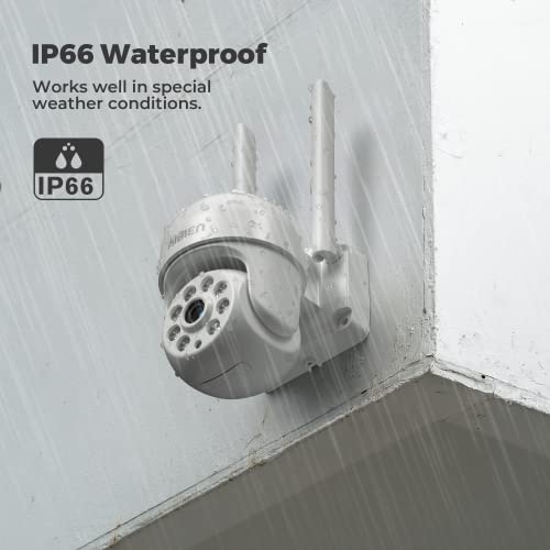 Gerdviaw 2K Security Cameras Outdoor-Camera For Home Security, Spotlight Color Night Vision, Motion Detection, 2.4Ghz Wifi, 2-Way Talk, Waterproof, Sd Card Storage #TOP4