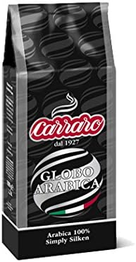 Carraro Globo 100% Arabica Coffee Beans 1KG