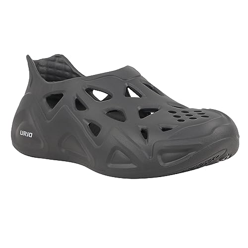 Image of URJO EZY Men's Clogs /Sandals with Adjustable Back Strap Ultra Soft & Flexibility Anti Skid Comfortable Waterproof Daily Mules Clogs /Sandals for Men