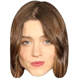 Natalia Dyer (Hair Down) Mascaras de Personajes Famosos, Caras de Carton