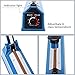 12 Inch Impulse Heat Sealer Machine, Cookie Bag Sealer for Plastic Mylar PE PP Bags and Kraft Paper Bags, Manual Poly Bag Hot Seal Sealing Machine with Extra Replace Element Grip