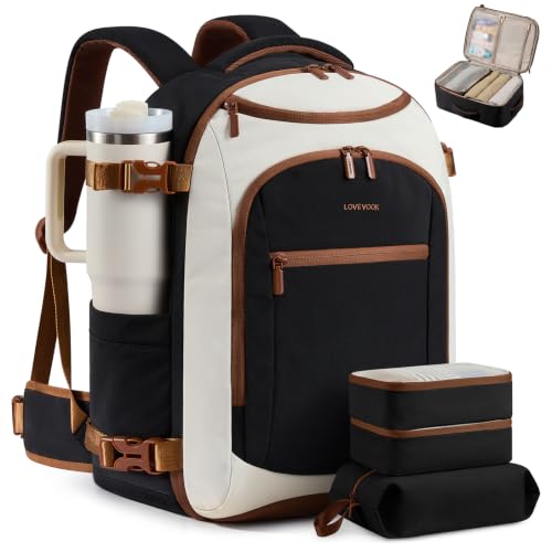 Image of LOVEVOOK 50L Travel Backpack for Women & Men, Airline Approved Carry On Bag