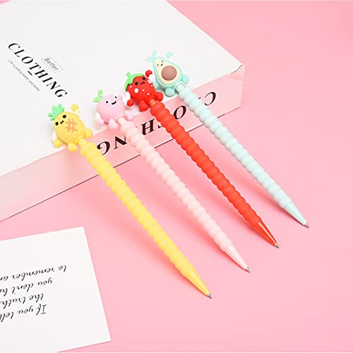 Cute Mechanical Pencils, Kawaii Animal Mechanical Pencil School Supplies Boys Girls Cartoon Fruit Writing Pencil, Children Teachers Gifts 0.5Mm With Black Pencil Refill And Eraser (20 Pieces) #TOP2