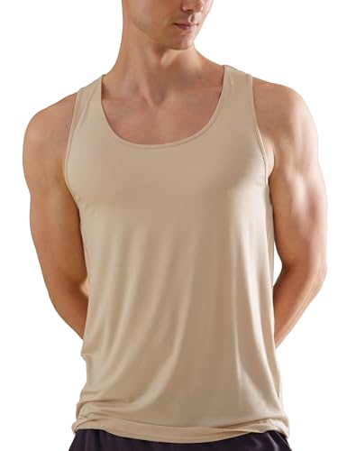 Image of DAMENSCH Neo-Skin Round Neck Vest, Anti-Bacterial, Thermoregulating, Bamboo Spandex Shape Retaining Baniyan for Man, Soft and Sustainable Inner for Men