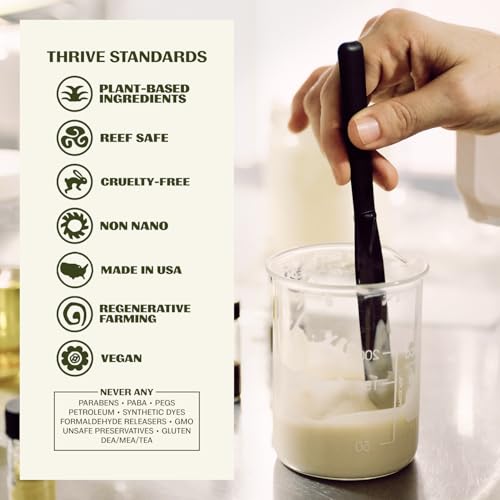 Image of Thrive Natural Care Mineral Face Sunscreen for Sensitive Skin SPF 30, 2 Ounces - Moisturizing Unscented Sunscreen for Face - Broad Spectrum with Clear Zinc Oxide - Vegan