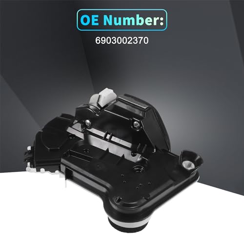 Image of X AUTOHAUX Replacement Front Right Passenger Side Power Door Lock Actuator Motor without Keyless Entry for Toyota Corolla 2014-2022 Door Latch Actuator Assembly Replace No.6903002370 Black