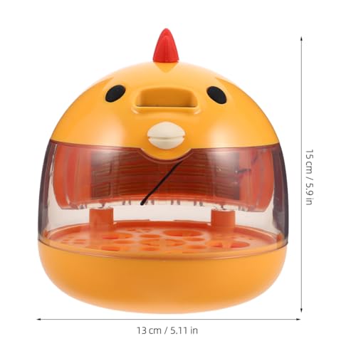 Abaodam Egg Incubator Automatic Egg Turning and Humidity Control Incubators for Hatching Chicken Ducks Goose Pigeon Quail Parrot Incubator for Science Classroom Home Yellow