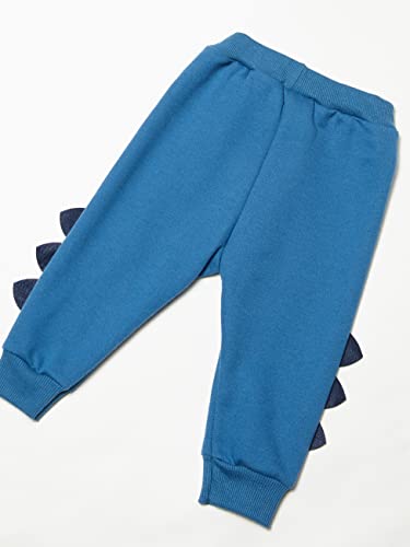 Calça Básica Bebê em Moletom Quimby, Azul, M