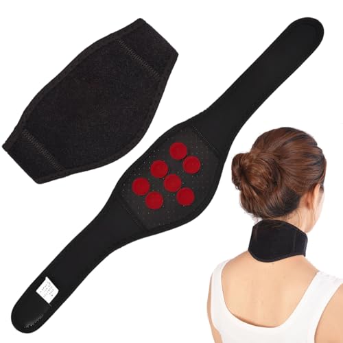 XOXVURI 1Pcs Protección De Cuello Que Se Calienta Automáticamente Dolor De Cuello Crónico Soporte De Cuello Y Cuello Para El Dolor Muscular Y De Garganta Collarín Que Se Calienta Espontáneamente