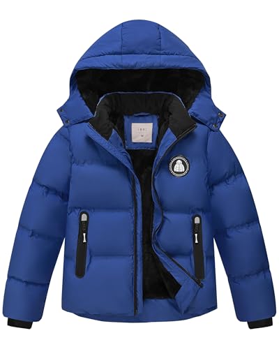 Zoofly Winterjacke Jungen Kinder Jacke Warm Gefüttert Puffer...