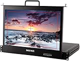 SEETEC 17.3 Inch 1RU Pull Out Rack Mount Monitor Full HD 1920x1080 Broadcast LCD Monitor SC173-HD-56 (HDMI)