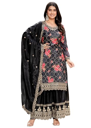 Combinaison Sharara 14516 Chinon en soie imprimée pour un style élégant et fluide