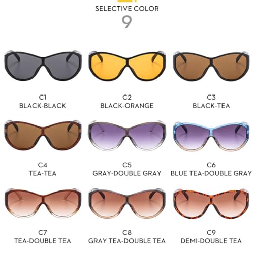 Lunettes de soleil rondes vintage légères à verres ovales rétro