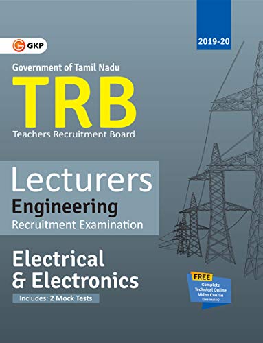 TRB 2019-20 : Lecturers Engineering - Electrical & Electronics Engineering (English Edition)