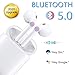 Produktbild Bluetooth Kopfhörer Kabellos In Ear Sport Ohrhörer 3D Stereo HD Joggen V5.0 Stereo-Sound mit Ladestation und Mikrofon für iPhone Apple Airpods Android Samsung Huawei