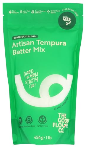 Good Flour Co. Artisan Tempura Mix, Gluten-free, Crunchy, Easy to Use, 1lb