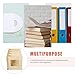 Operitacx Desktop Wooden Book Shelf Multi-Functional Organizer for Vinyl Records and Books for Home Office Dorm Use Space-Saving Design Oak Finish
