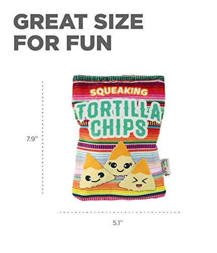 Image of Outward Hound Snack Bag Tortilla Chips Puzzle Squeaky Dog Toys