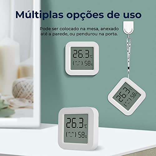 Termômetro higrômetro Wifi, digital higrômetro, Mini e preciso Interno Sensor de temperatura de umid