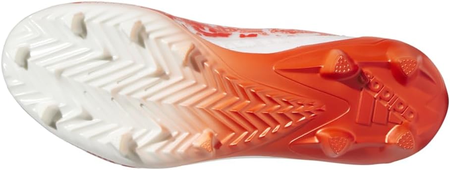 adidas Mens Adizero 12.0 Mismatch Football Sneakers Shoes - Red, White