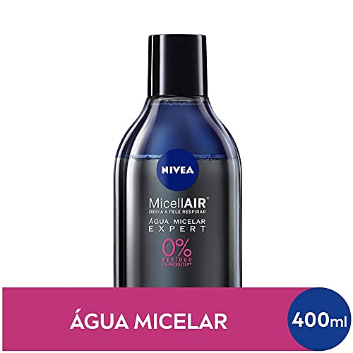 NIVEA Água Micelar Bifásica Limpeza Facial MicellAIR Expert 400ml