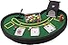 Perfect Life Ideas Desktop Miniature Blackjack Table Set with Mini Card Deck Poker Chips Accessories - Tabletop Vegas Casino Gambling Game for Men Women - Play Fun at Home Office Desk Top Anywhere