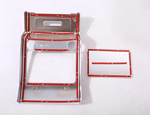 Outlet vent arrière trim chrome en ABS pour rénover une grille d'aération usée