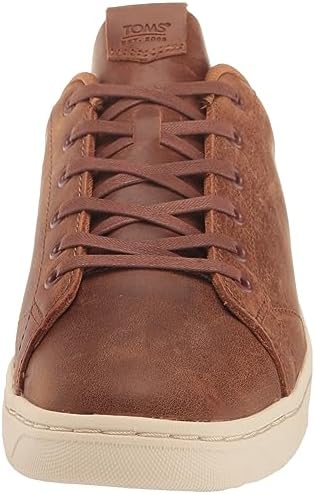 TOMS Men's TRVL LITE 2.0 Low Sneaker, Tan Leather, 9 | Image 1