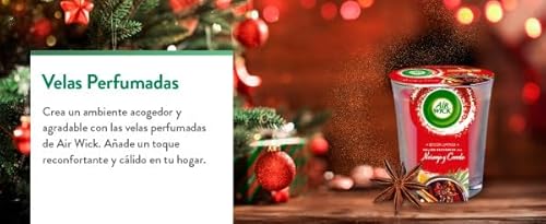 Air Wick Vela Aromática Perfumada con aroma a Dulces Recuerdos con Naranja y Canela 105gr - imagen 3