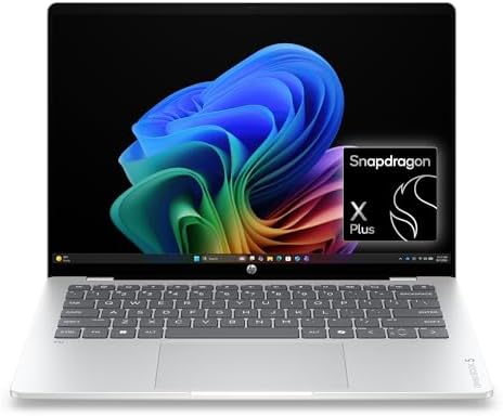 HP OmniBook 5 Flip 14 inch Laptop PC, Intel Core 3 100U, 8GB RAM,...