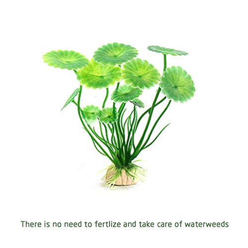 SITAKE 30 Pcs Artificial Aquatic Plants, Plastic Plants for Small Aquarium , Artificial Fish Tank Decoration for Household and Office
