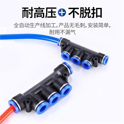 Conector neumático de 5 vías rápido en forma de PK 5