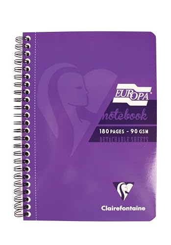 Clairefontaine Europa Exaclair, taccuino in formato A4 A5 Purple