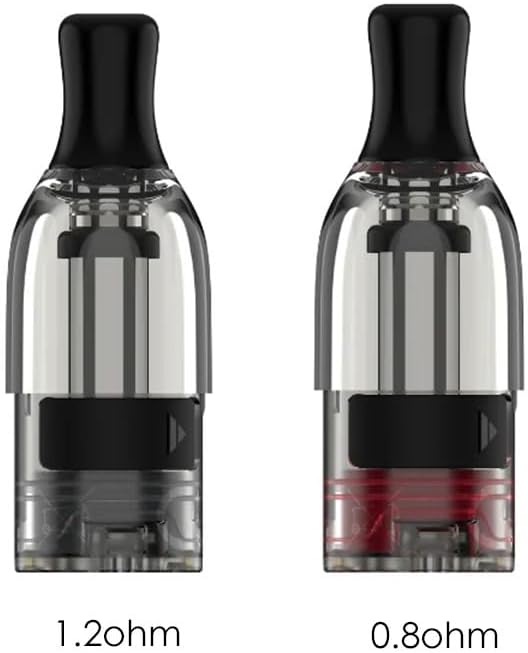 Vapo-resso Eco One Pod Cartridge 2ml Replacement Pods Set of 4 | 0.8Ω / 1.2Ω Mesh Pod, Top Refill, PCTG Material, Pod Kit, Compatible Replacement Cartridges 1.2Ω