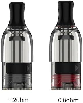 Vapo-resso Eco One Pod Cartridge 2ml Replacement Pods Set of 4 | 0.8Ω / 1.2Ω Mesh Pod, Top Refill, PCTG Material, Pod Kit, Compatible Replacement Cartridges 1.2Ω