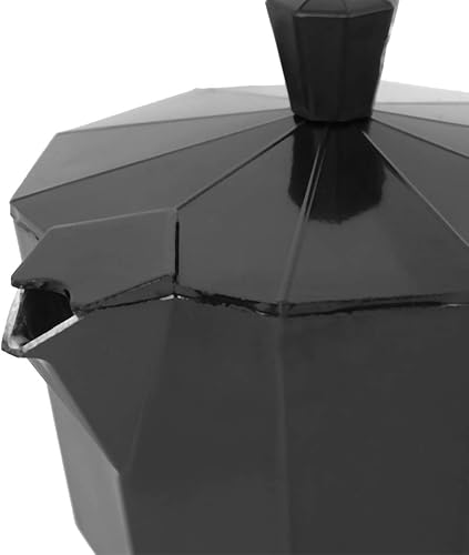 Miniatura 7 de Máquina de café expreso para estufa, cafetera clásica para estufa de café de 6 tazas, cafetera de aluminio para oficina, uso doméstico, máquina de