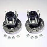 2 Radnaben mit Radlager (= 2 komplette Radnaben links und rechts) für die Hinterachse 4 - Loch
